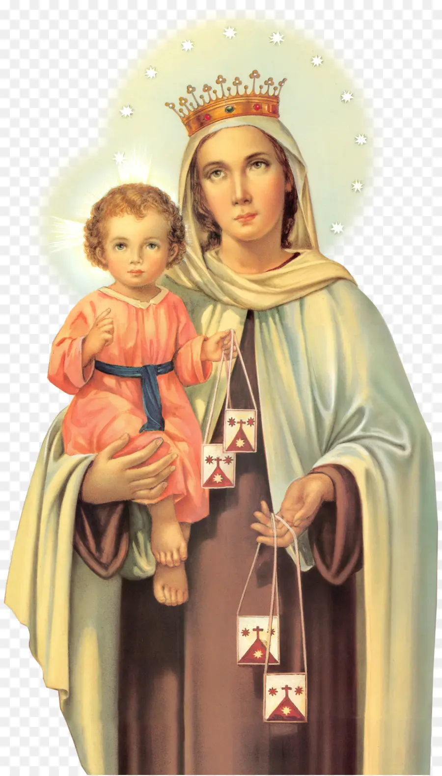 María，Nuestra Señora Del Monte Carmelo PNG