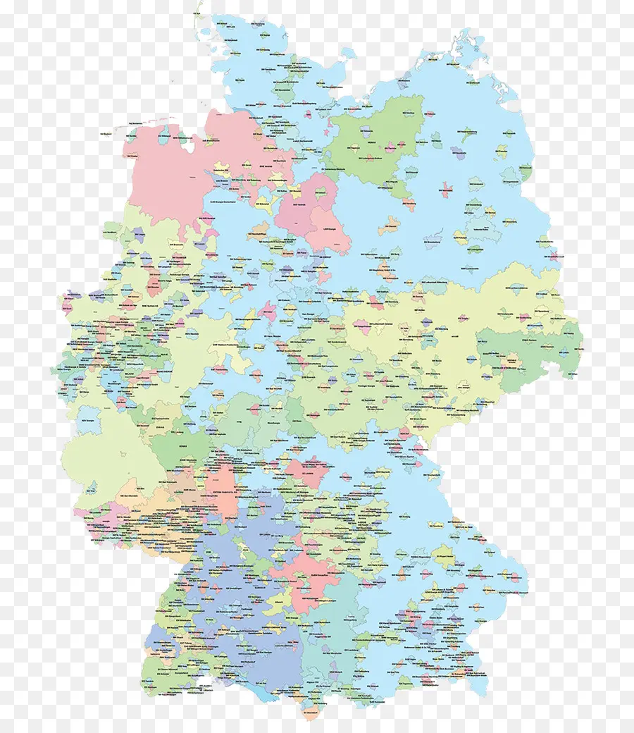 Mapa De Alemania，País PNG