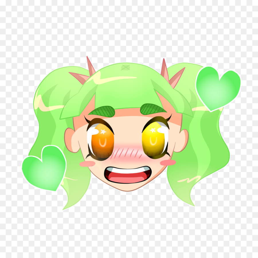 Sonriente，Verde PNG