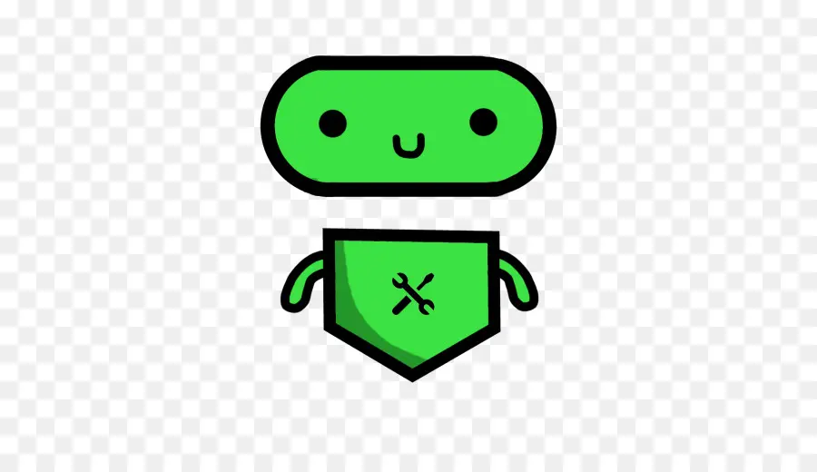 Robot Verde，Lindo PNG