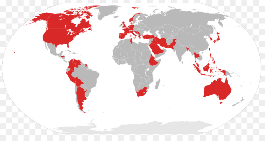 Mapa Mundial，Países PNG