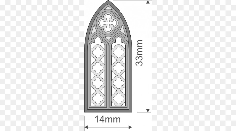 Ventana Gótica，Diseño PNG