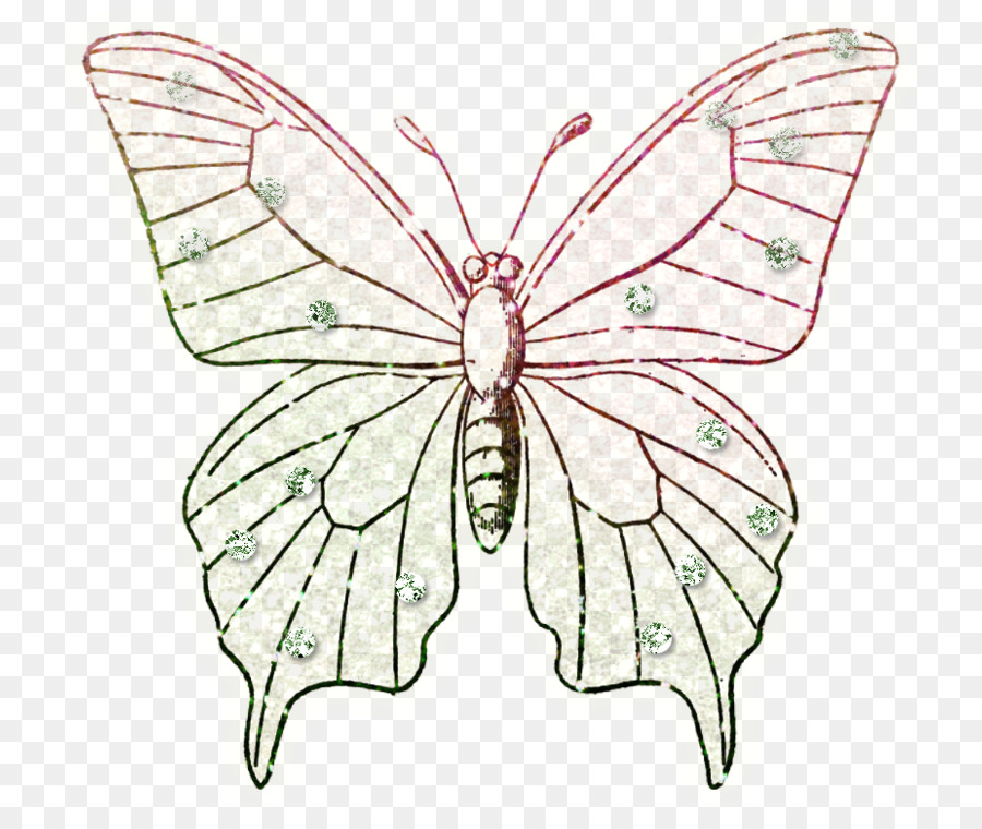 Mariposa Con Joyas，Mariposa PNG