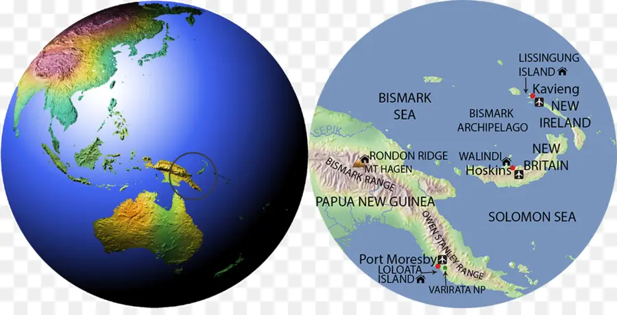 Archipiélago De Bismarck，Nueva Bretaña PNG