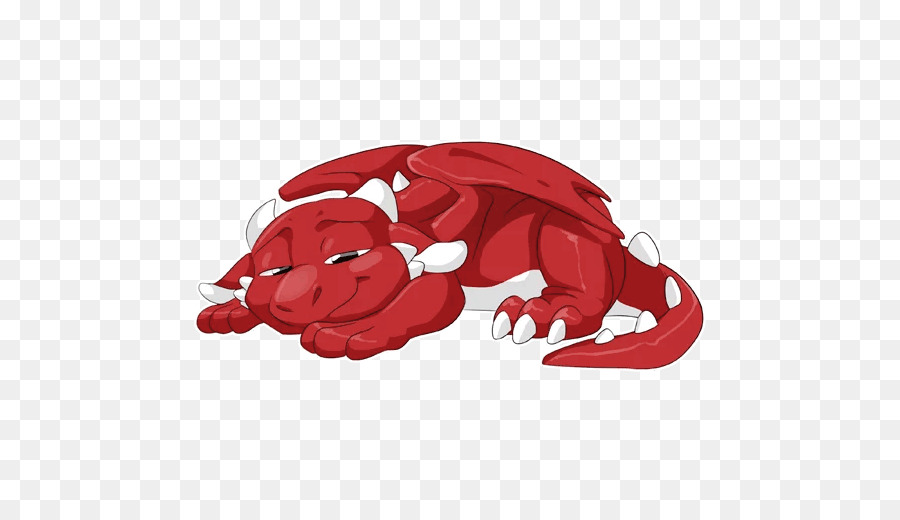 Dragón Rojo，Dibujos Animados PNG