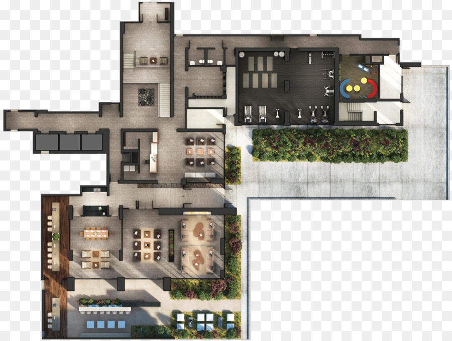 Barranco De Condominio，Plan De Piso PNG