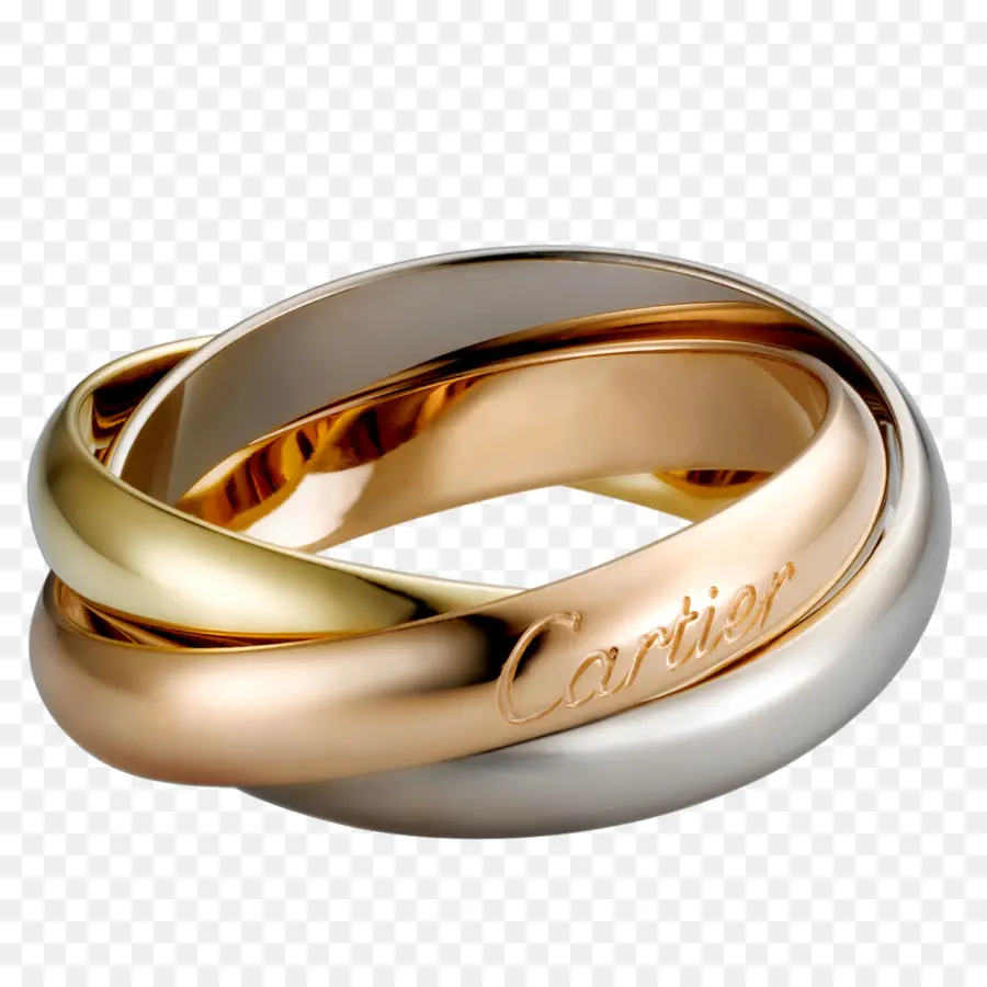 Anillo Cartier，Oro PNG