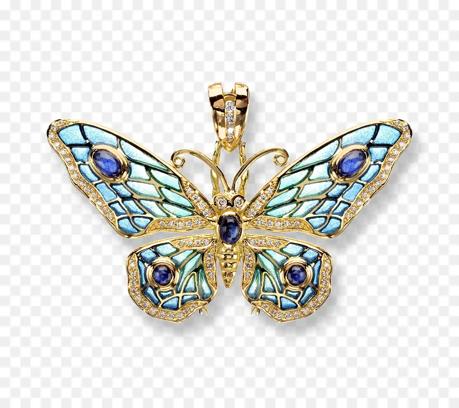 Broche，Mariposa Monarca PNG