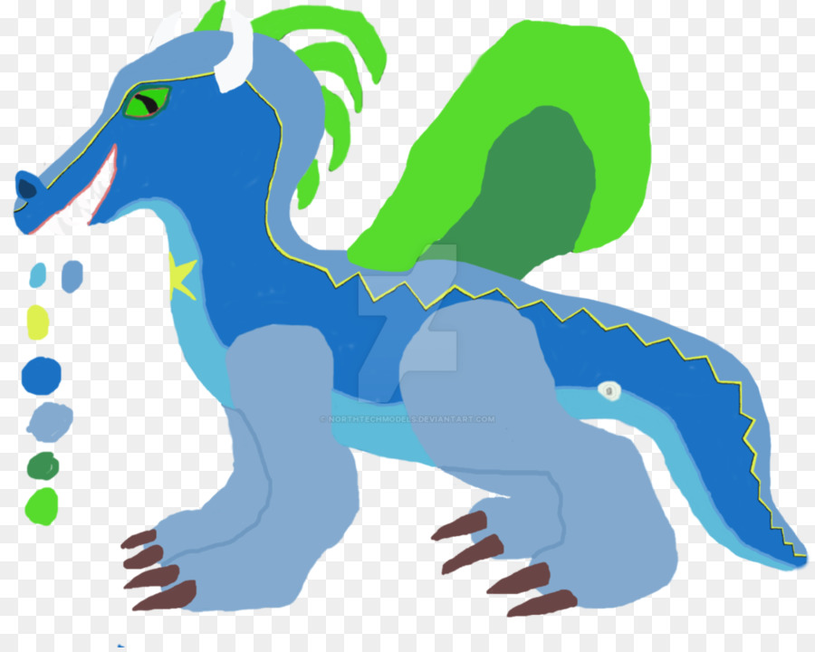 Dragón Azul，Fantasía PNG