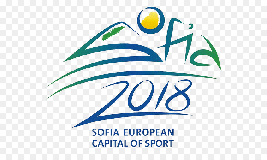 Logotipo，София2018 Европейска Capital De Los Deportes PNG