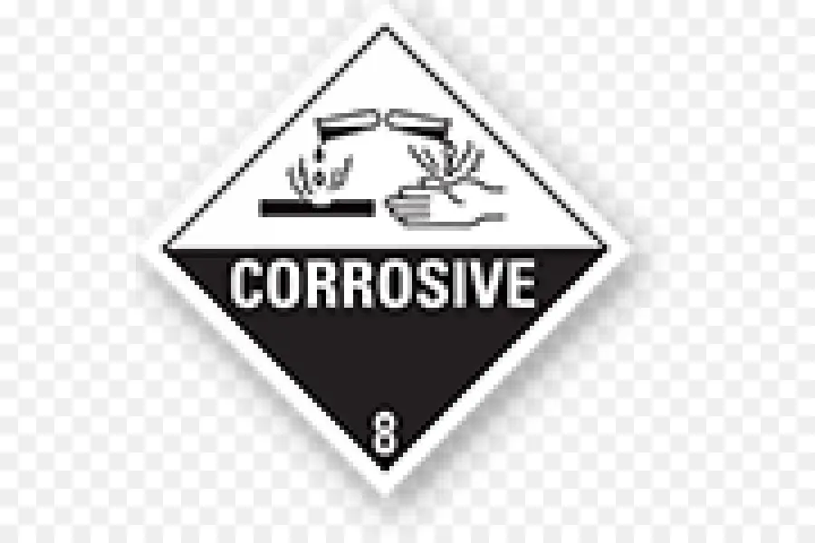 Hazmat Clase 8 Sustancias Corrosivas，De Sustancias Corrosivas PNG