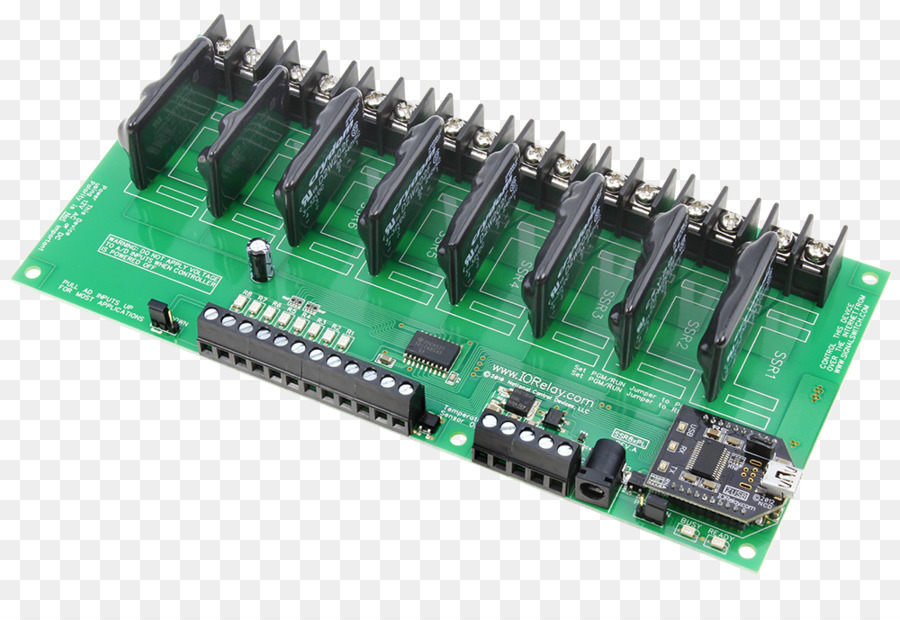 Microcontrolador，Solidstate Relé PNG