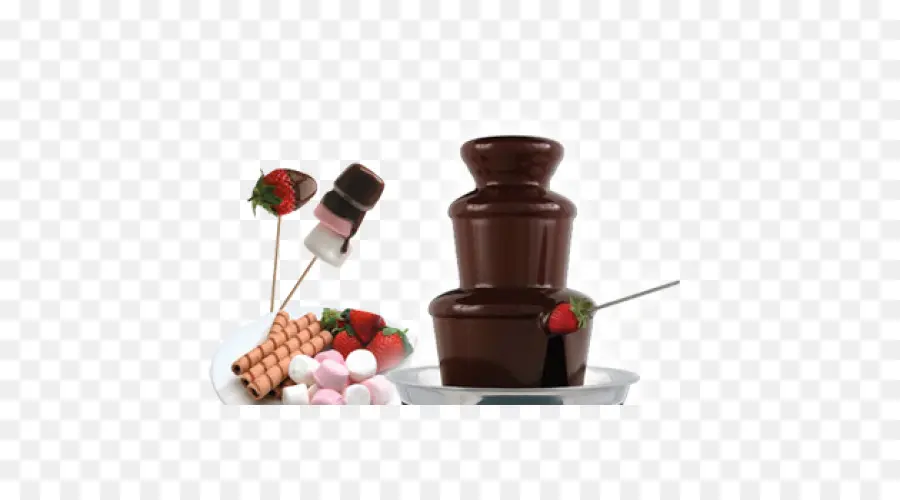 Fuente De Chocolate，Fresas PNG