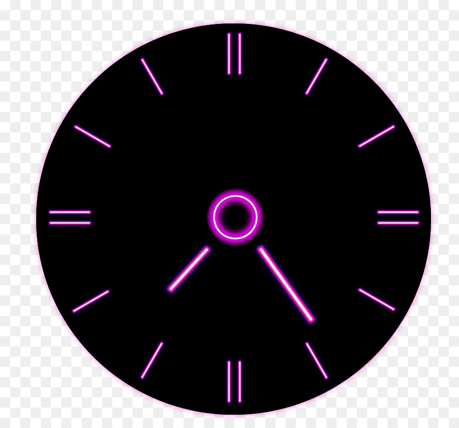 Reloj，Morado PNG