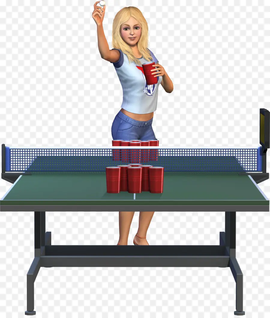 Los Sims 3 University Life，Ping Pong PNG