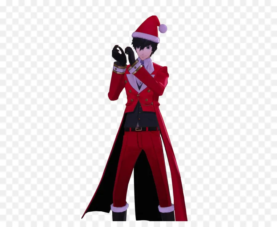 Personaje De Traje De Papá Noel，Traje Rojo PNG