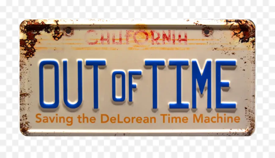 Matrícula Fuera De Tiempo，Delorean PNG