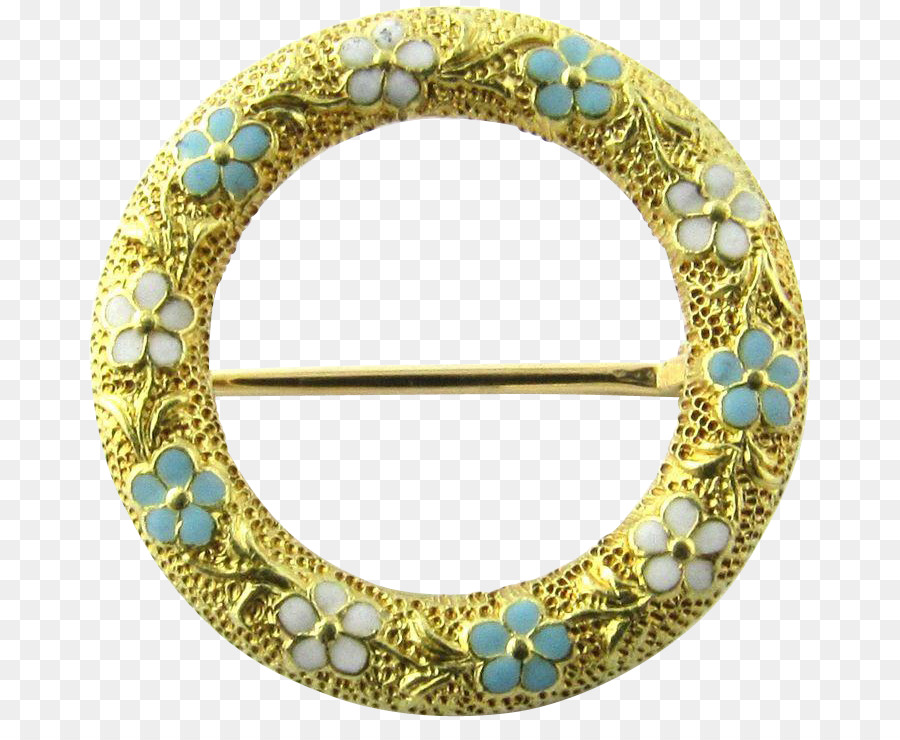 Broche，De Color Oro PNG