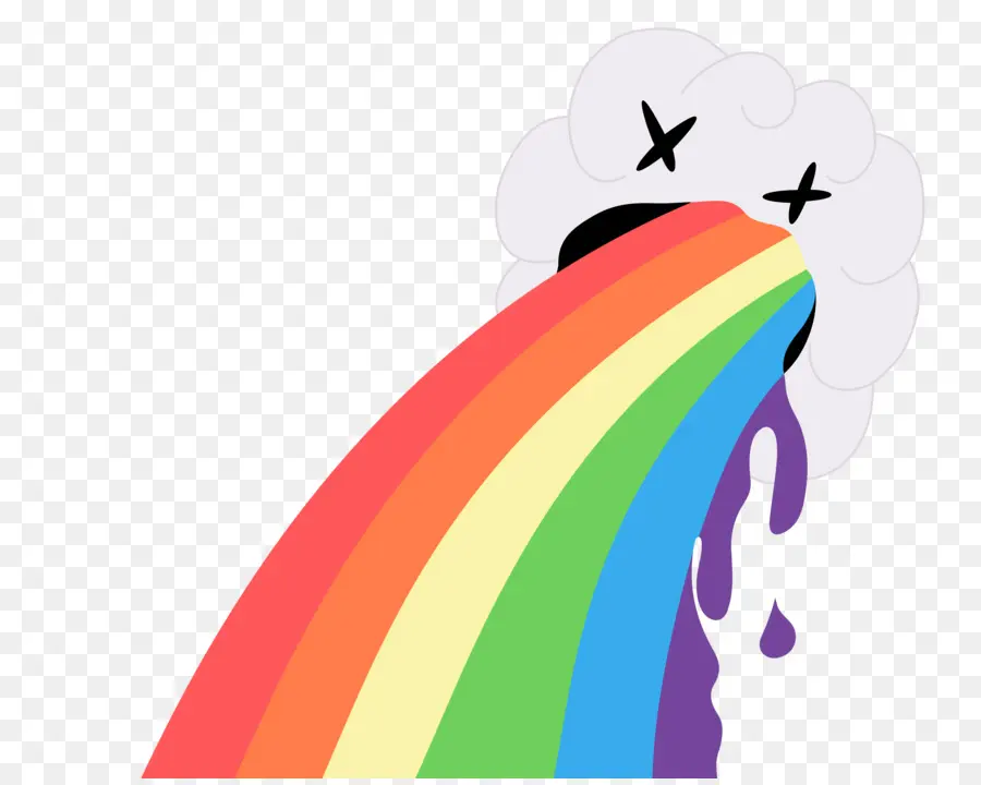 Vómito Arcoiris，Nube PNG