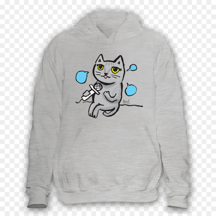 Sudadera Con Capucha，Gato PNG