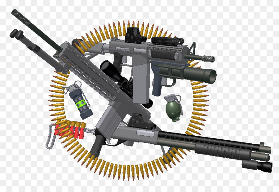 Ametralladora，Arma De Fuego PNG