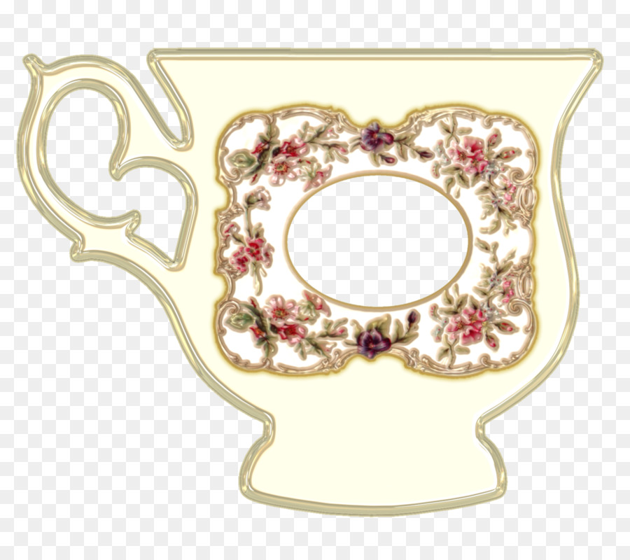 Taza Decorativa，Té PNG