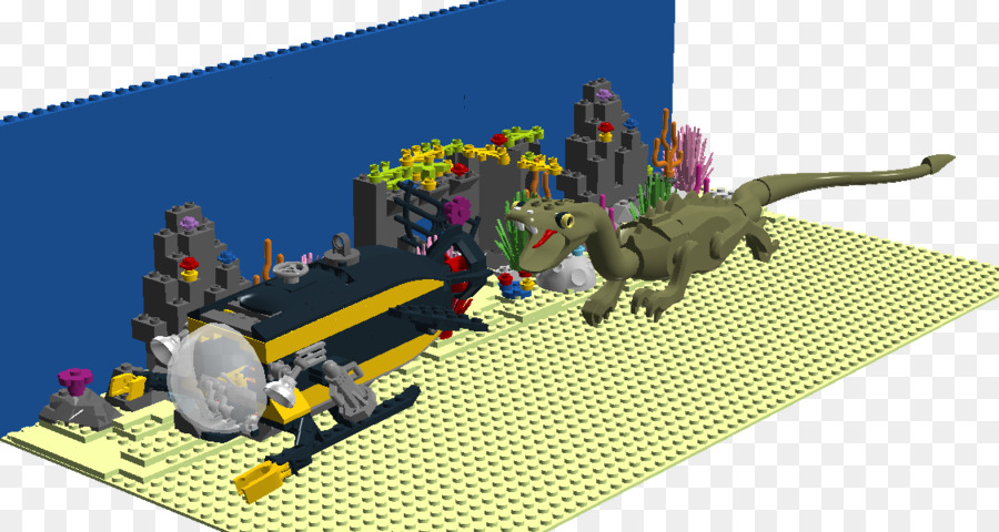 Escena De Lego，Submarino PNG