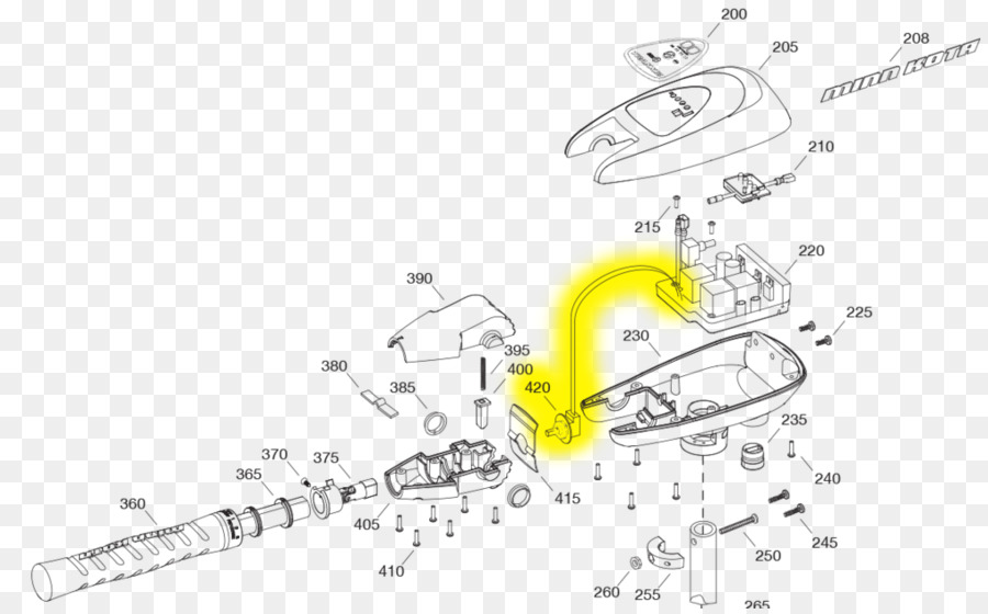 Motor Trolling，Motor Eléctrico PNG