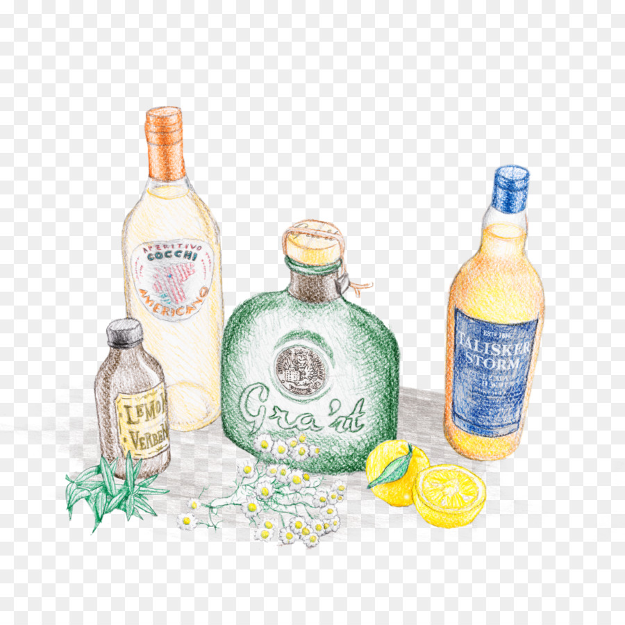 Licor，Botella De Vidrio PNG