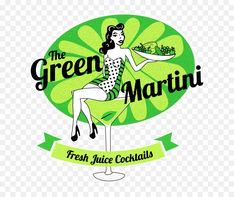 Martini Verde，Cóctel PNG