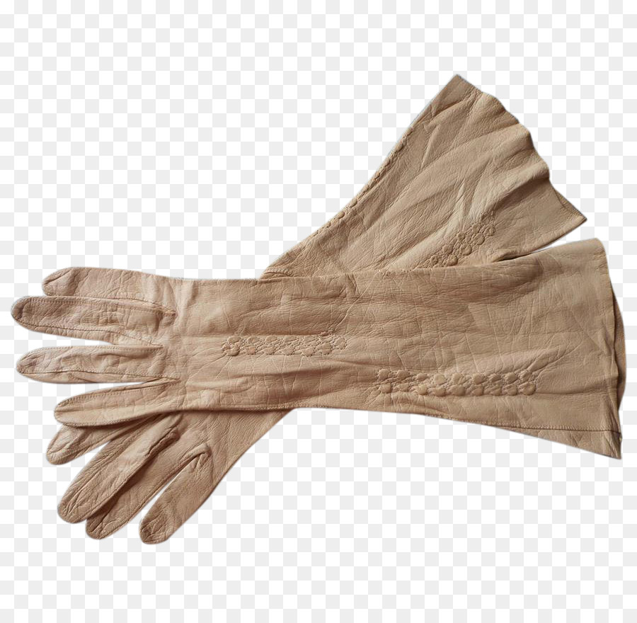 Guantes Largos Beige，Beige PNG