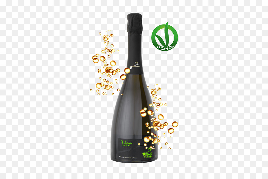 Botella De Champagne，Burbujas PNG