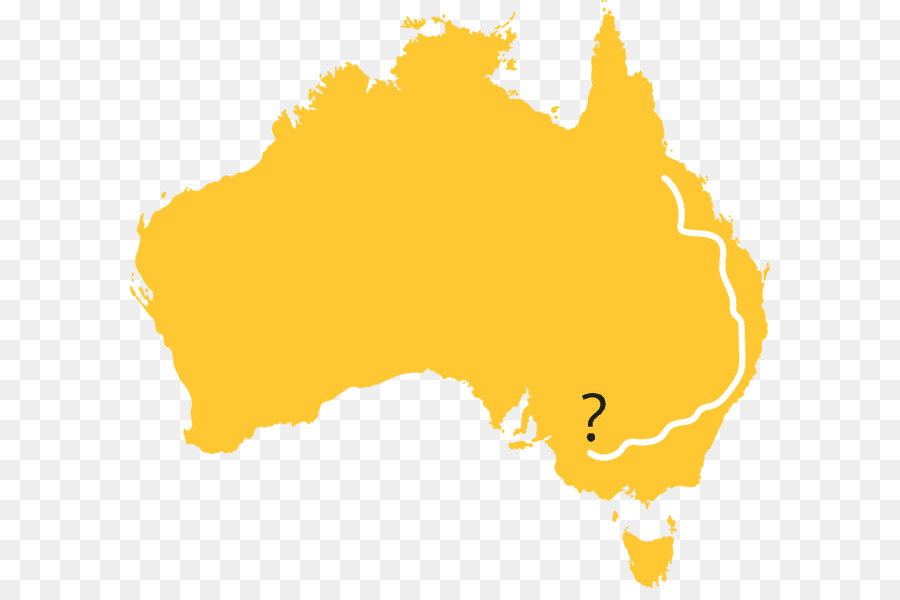 Australia，Mapa Del Vector PNG