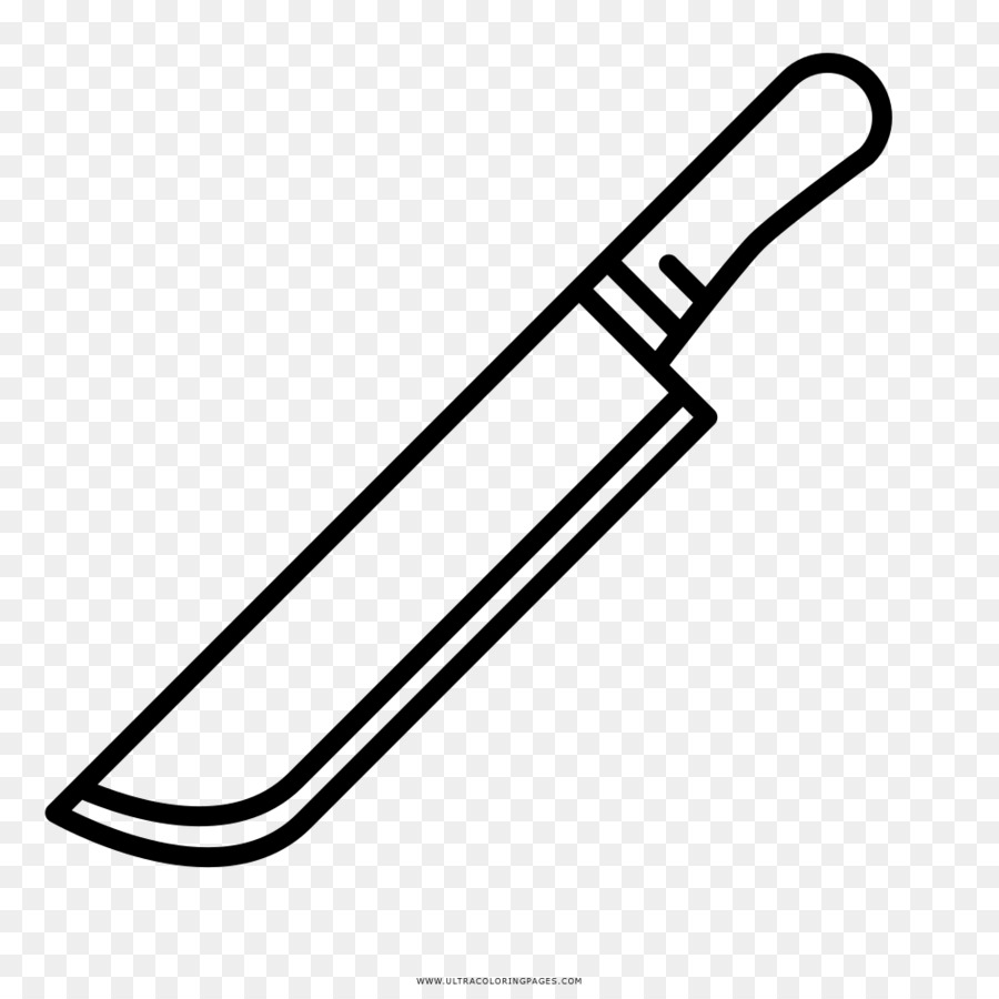 Cuchillo，Libro Para Colorear PNG