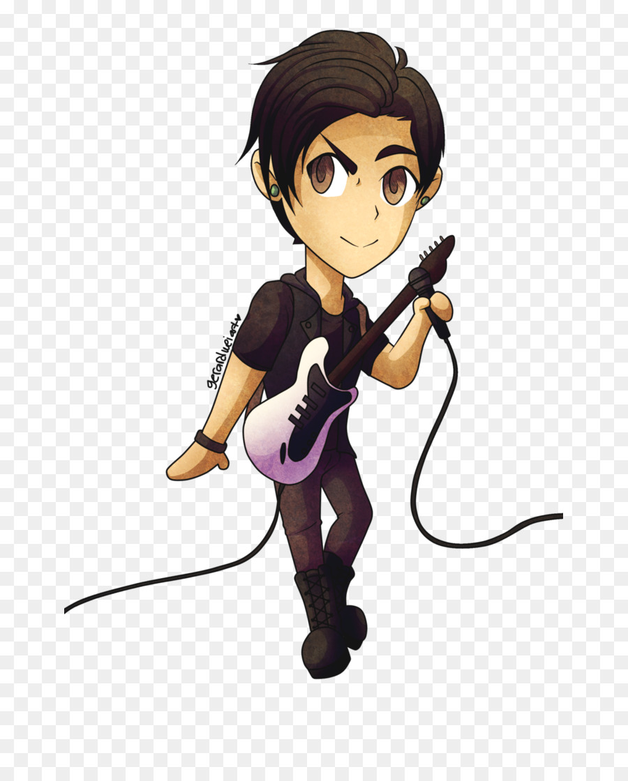 Guitarrista De Dibujos Animados，Músico PNG