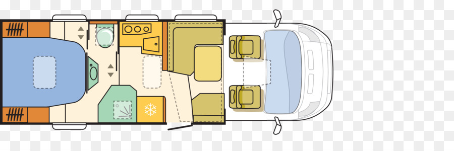 Disposición De La Autocaravana，Camper PNG