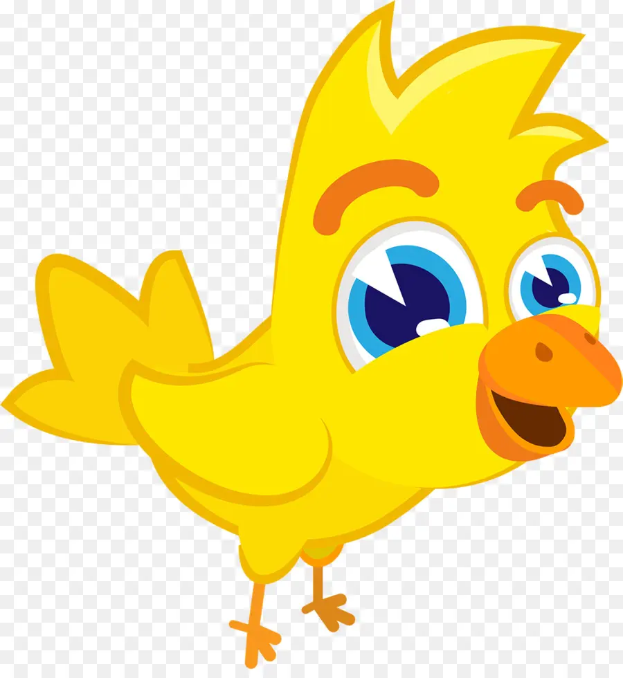 Pájaro Amarillo，Dibujos Animados PNG