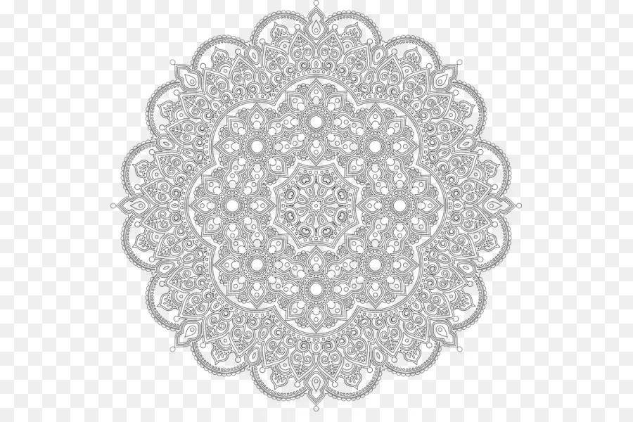 Mandala，Libro Para Colorear PNG