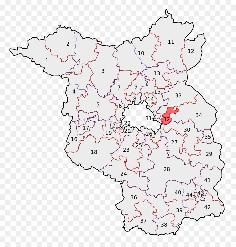 Frankfurt，Mapa PNG