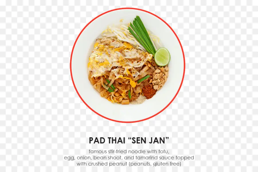 Pad Tailandés，Fideos PNG