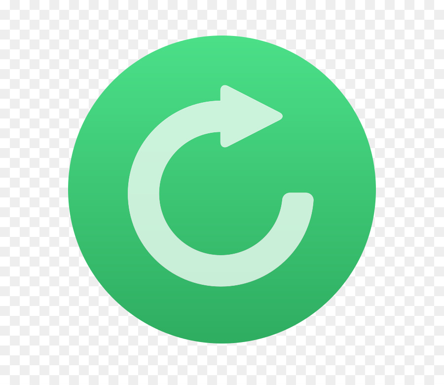 Actualizar Icono，Verde PNG