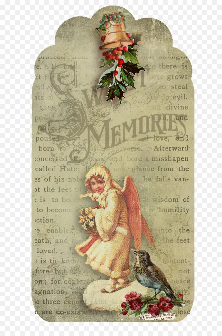 Tarjeta De Navidad Vintage，Navidad PNG