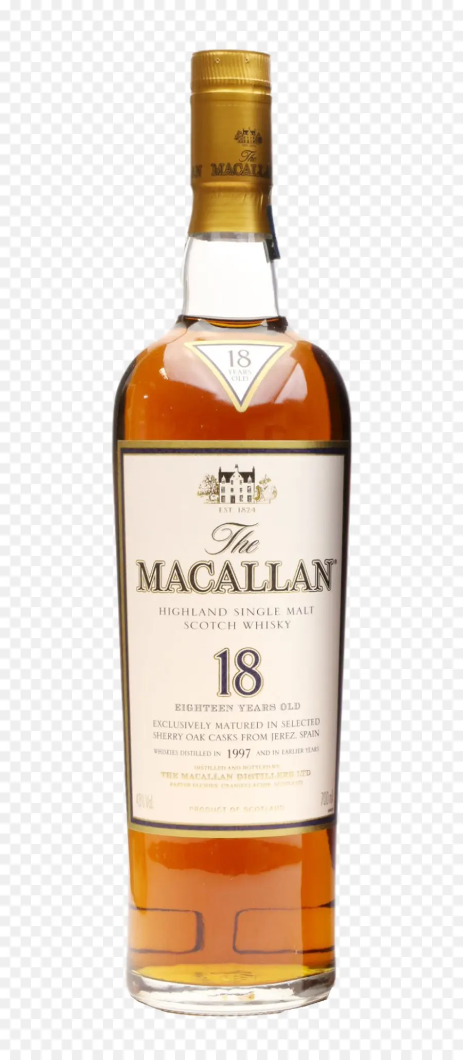 Whisky Escocés，Destilería Macallan PNG