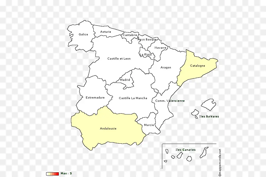 España，Mapa PNG