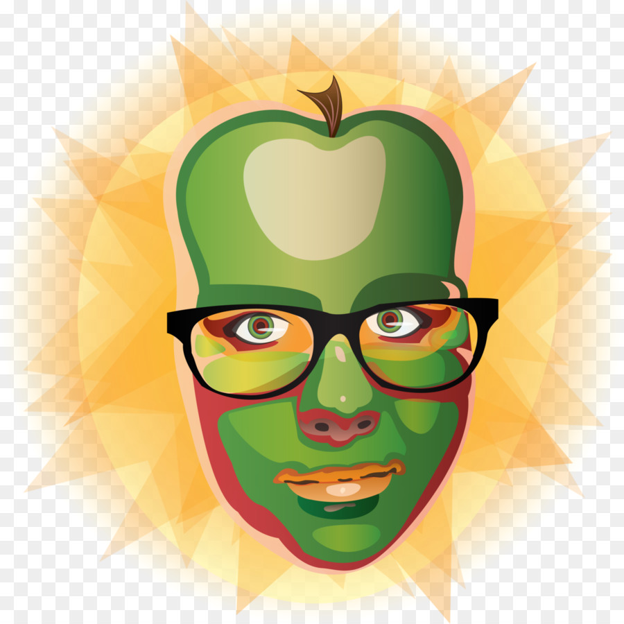 Gafas，Verde PNG