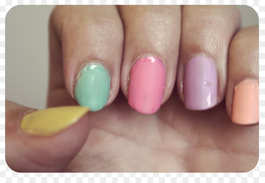 Uñas Coloridas，Esmalte De Uñas PNG