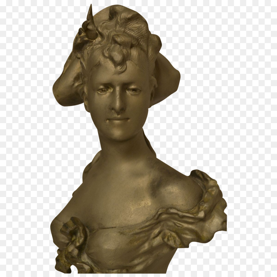 Escultura De Bronce，Art Nouveau PNG