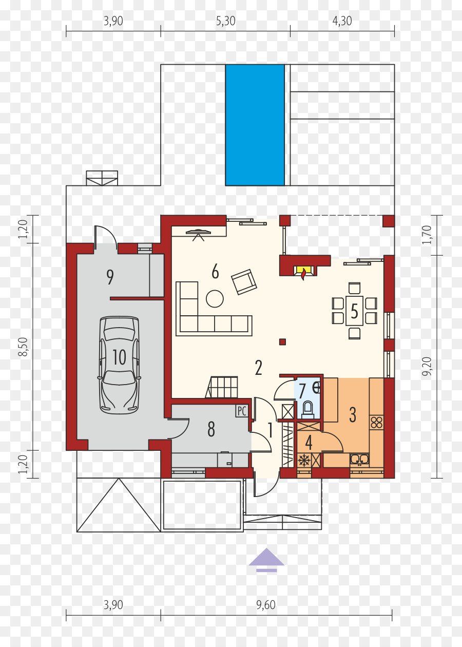 Casa，Plan De Piso PNG