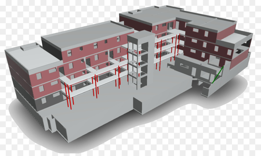 Edificio，Maqueta Digital PNG