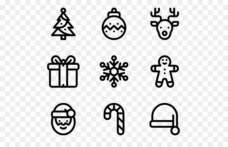 Iconos De Navidad，Día Festivo PNG